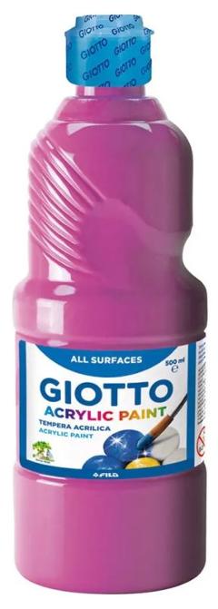 TEMPERA ACRILICA 500 ML MAGENTA fila