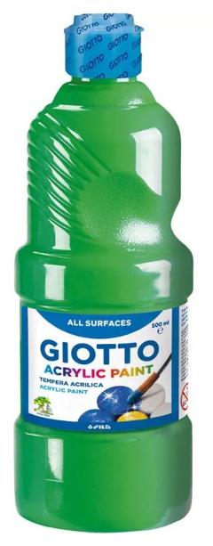 TEMPERA ACRILICA 500 ML VERDE fila