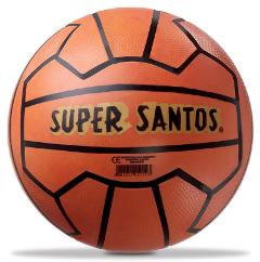 Pallone SUPER SANTOS pallone calcio PVC Diam.230 SGONFIO CON RETINA sc x 60 mondo