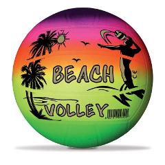 Pallone VOLLEY RAINBOW pallone PVC Diam.216 SGONFIO CON RETINA sc x 60 mondo