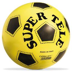 Pallone SUPER TELE FLUO pallone calcio PVC Diam.230 SGONFIO sc x 132 ass.to 3 col. mondo