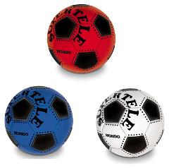 Pallone SUPERTELE 300 gr pallone calcio cucito SGONFIO sc x 40 ass.to 3 col. mondo