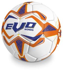 Pallone EVO 350 gr pallone calcio cucito SGONFIO sc x 40 ass.to 3 col. mondo