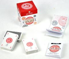 SET CARTE CANASTA CON SCATOLA IN CARTONE Teodomiro Dal Negro