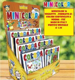 LIBRETTI ASSORTITI DA COLORARE - ESPOSITORE DA 144 PEZZI Hedison Editrice (libretti per bambini)