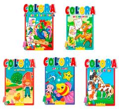 LIBRI DA COLORARE ASSORTITI NATURA - CONFEZIONE DA 24 PEZZI Hedison Editrice (libretti per bambini)