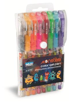 PENNA GEL GLITTER SET 8 PZ. lebez