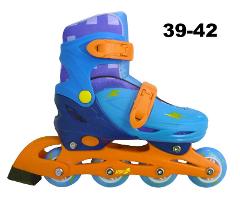 PATTINI IN-LINE EASY ROLLER 39/42 REGOLABILI AZZURRO Mandelli (ex SportImport)