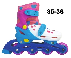 PATTINI IN-LINE EASY ROLLER 35/38 REGOLABILI ROSA Mandelli (ex SportImport)