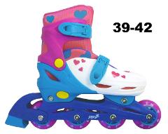 PATTINI IN-LINE EASY ROLLER 39/42 REGOLABILI ROSA Mandelli (ex SportImport)