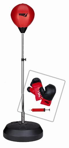 PUNCHING BALL PRO con guantoni e pompa - altezza 120-145 cm Mandelli (ex SportImport)