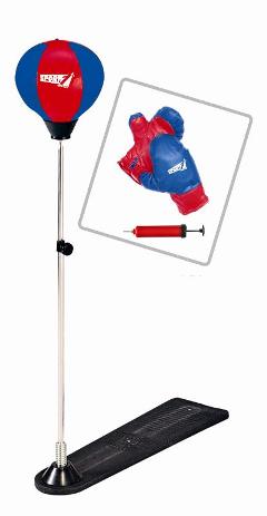 PUNCHING BALL con pedana, guantoni e pompa - altezza 90-125 cm Mandelli (ex SportImport)