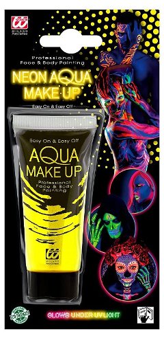 AQUA MAKE-UP GIALLO FLUORESCENTE IN TUBO 30 mL widmann