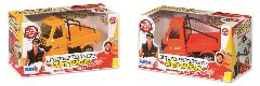 MOTOCARRO DIE CAST DELIVERY SERVICE RETROCARICA Ronchi SuperToys (importazione)