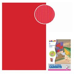 CANNETE' - BUSTA 10 FOGLI CM. 50x70 - ROSSO CWR Srl