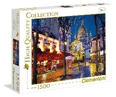 PUZZLE 1500 PZ Paris: Montmartre clementoni