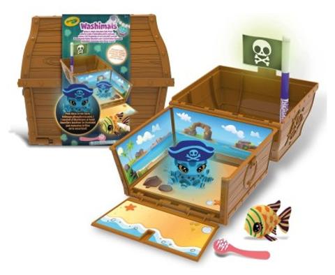 Washimals Ocean Glow Pets Scrigno del Tesoro Crayola (distr. Binney & Smith)