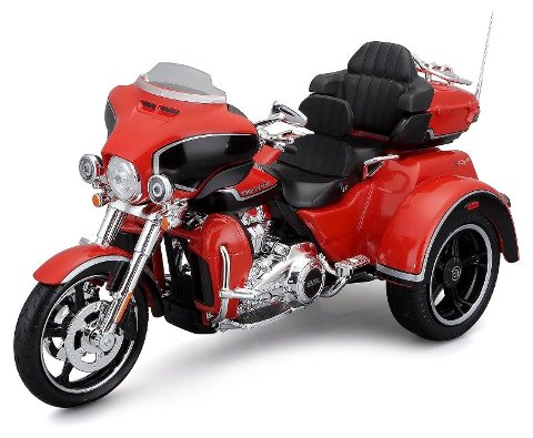 1/12 2021 Harley Davidson CVO Tri Glide Met. Orange/Met. Black maisto