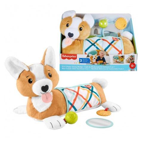 Cuscino Corgi Tummy Time 3 in 1 mattel