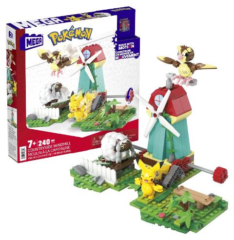 MEGA Pokemon Adventure Builder Mulino a Vento mattel