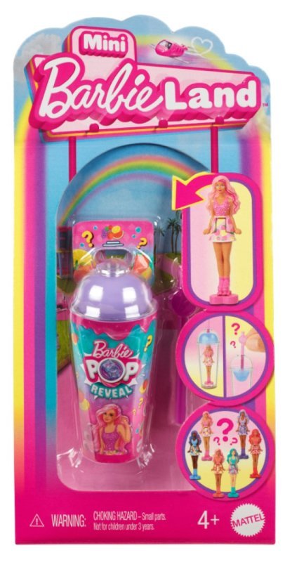 MINI BARBIELAND POP REVEAL DOLL ASST mattel