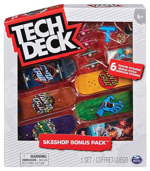 TECH DECK Bonus pack da 6 skate assortito spin-master