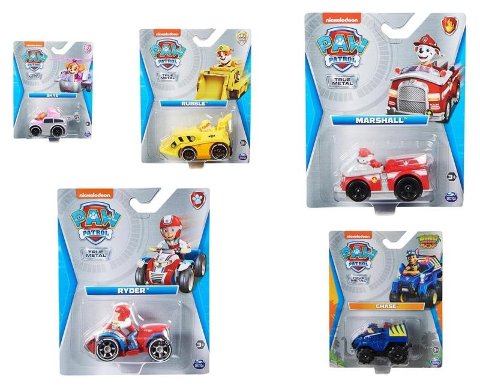 PAW PATROL Veicoli True Metal Tematizzati Aqua Pups Ass.to spin-master