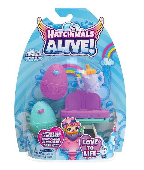 HATCHIMALS ALIVE Pack da 2 con seggiolone spin-master