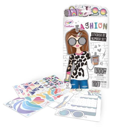 Creations Album Crea la Moda con i Numeri Crayola (distr. Binney & Smith)