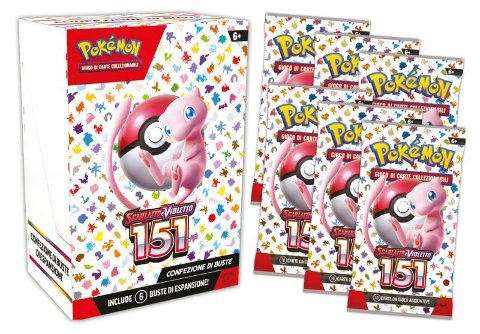 Pokemon -Bundle Box 6 Buste ''Scarlatto e Violetto 151'' the-pokemon-company