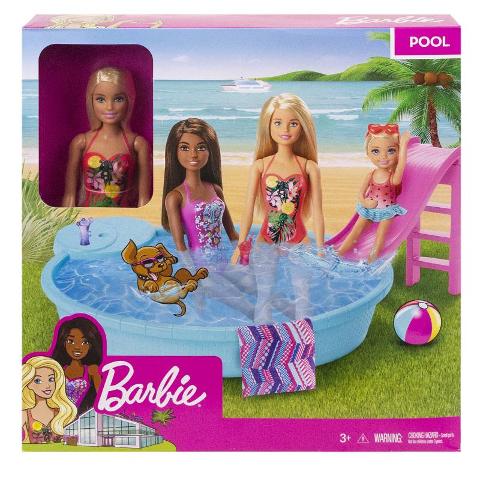 Piscina di Barbie con Doll mattel