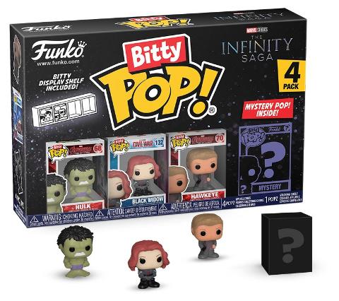 Marvel Hulk 4PK (POP! Bitty 4pk - Marvel Comics) FUNKO LCC