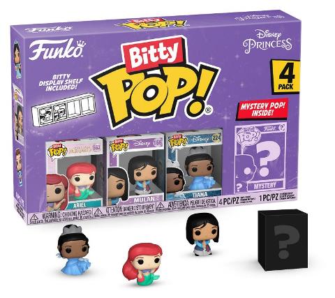 Disney P Ariel 4PK (POP! Bitty 4pk - Disney-Multiple) FUNKO LCC