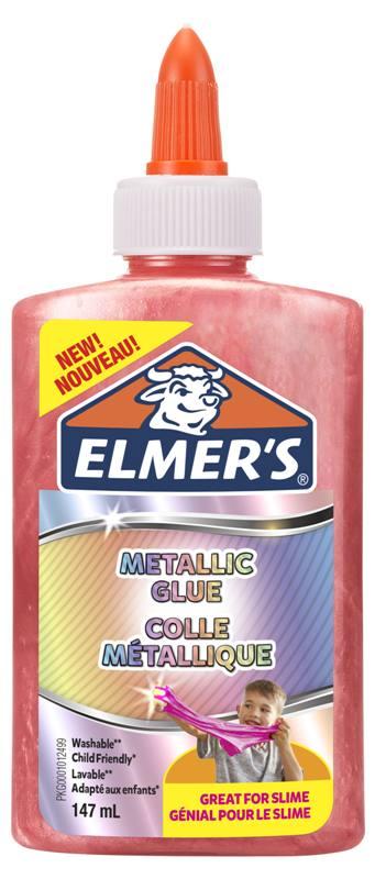 ELMER's Colla Liquida Colore ROSA METALLIZZATO Flacone da 147 ml Elmer's (distr. Neweel)