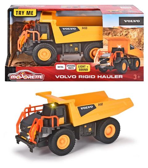 Majorette Grand Series Volvo Camion Hauler Rigid R45D, luci e suoni, cm.20 Simba