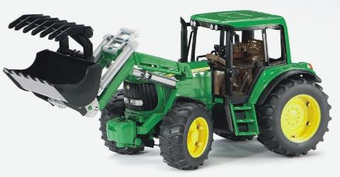 Trattore John Deere 6920 con benna bruder