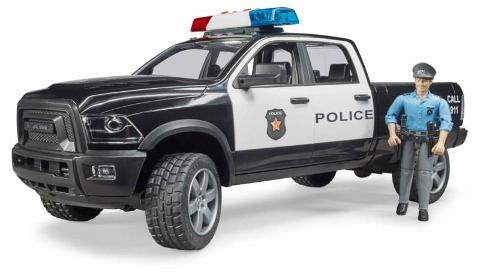 RAM 2500 Polizia con poliziotto bruder