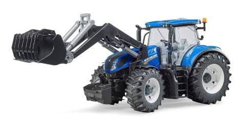 Trattore New Holland T7.315 con benna bruder