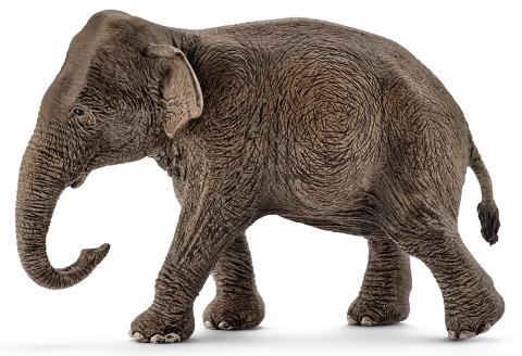 FEMMINA DI ELEFANTE ASIATICO (serie Wild Life Animali Selvaggi - price brown) Schleich