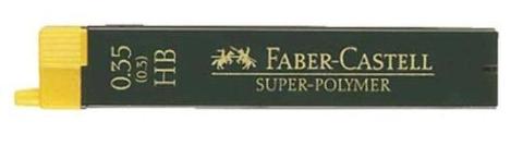 ASTUCCIO MINE 0,3 HB SUPER POLIMERO - CONFEZIONE DA 12 PEZZI faber-castell