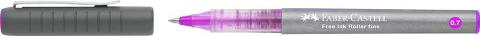 PENNA ROLLER FREE INK punta FINE 0.7mm colore ROSA faber-castell