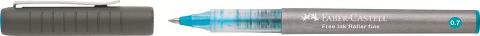 PENNA ROLLER FREE INK punta FINE 0.7mm colore AZZURRO faber-castell