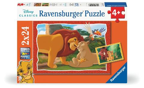 Puzzle 2x24 pz Il Re Leone ravensburger