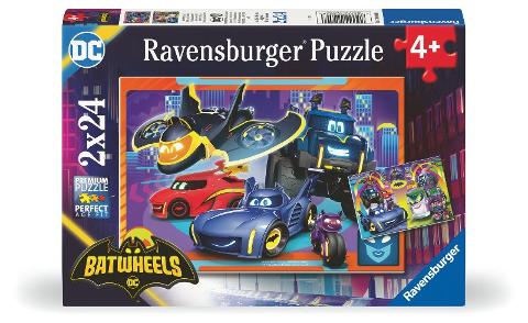 Puzzle 2x24 pz Batwheels ravensburger