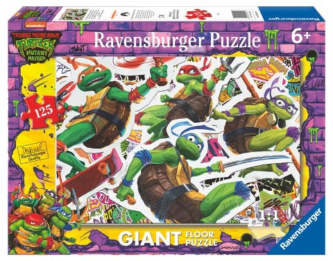 Puzzle 125 Giant Pavimento Teenage Mutant Ninja Turtles ravensburger