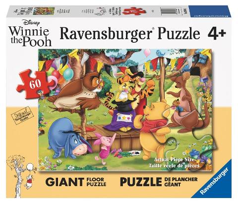 Puzzle 60 pz Giant Winnie the Pooh ravensburger