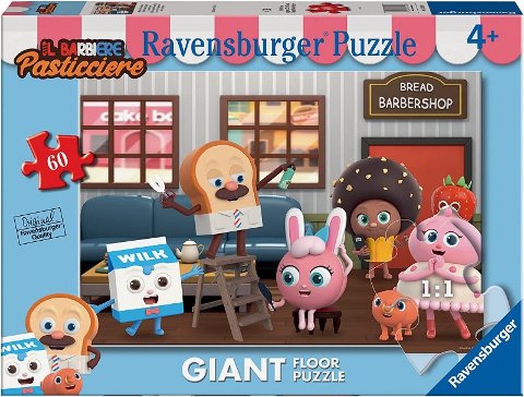 Puzzle 60 Giant Pavimento Barbiere pasticcere ravensburger