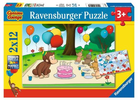 Puzzle 2x12 pz George ravensburger