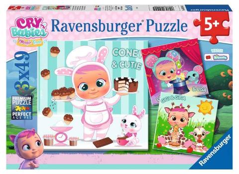 Puzzle 3x49 pz Cry Babies ravensburger