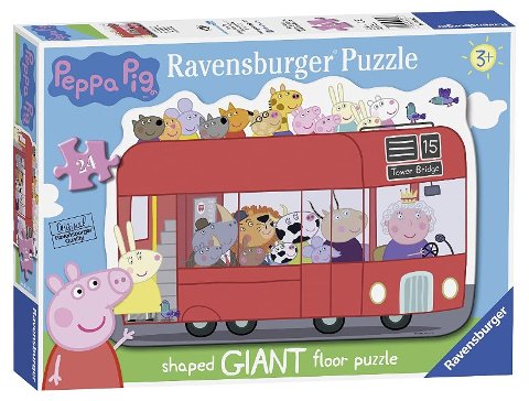 Puzzle 24 Giant Pavimento Peppa Pig ravensburger